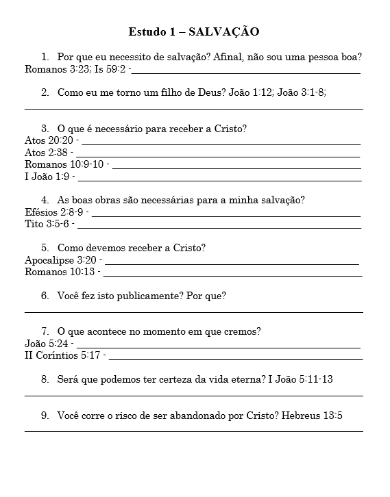 Estudo bíblico 1